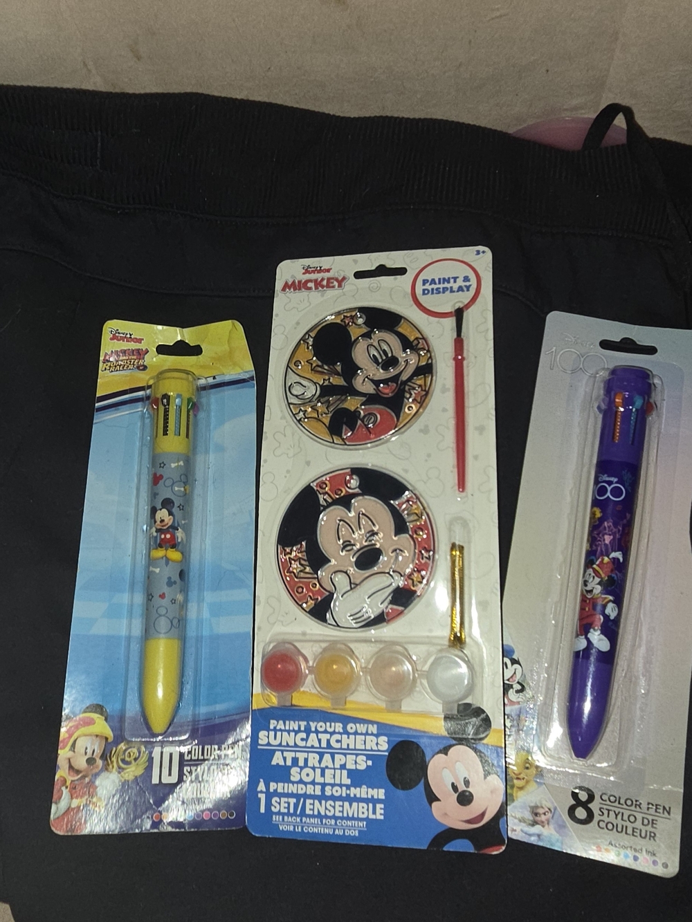 NWT Disney Mickey Mouse Craft & Stationery Bundle - Suncatcher Kit & Multi-Color
